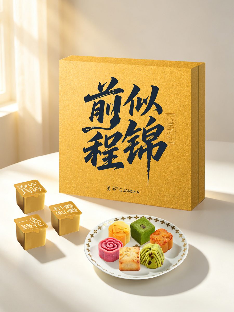 关茶®心意之礼·前程似锦（茶点x16）